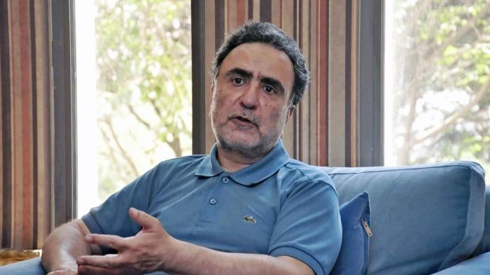 Mostafa Tajzadeh, Iranian reformist politician, speaks during an interview in Tehran, Iran on June 15, 2021.