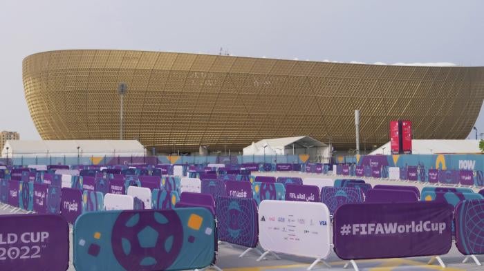 Lusail Stadium, the venue of the FIFA World Cup Qatar 2022.