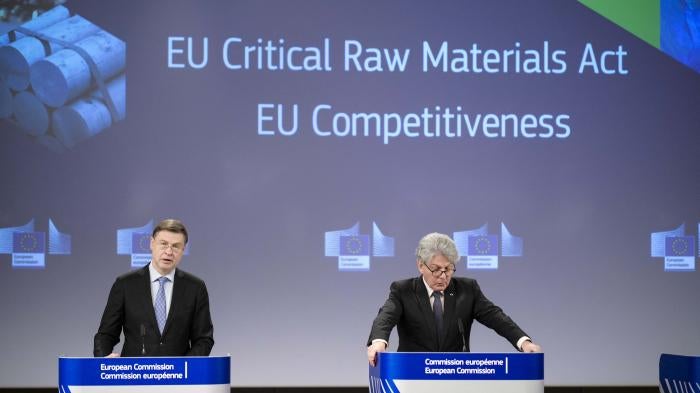 Press conference on EU Critical Raw Materials Act