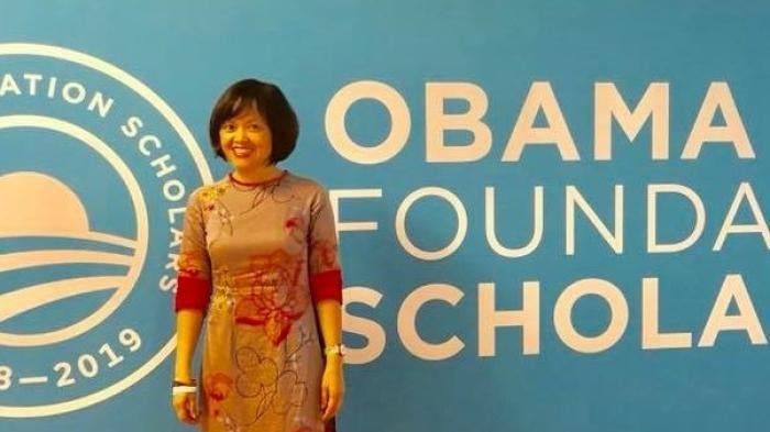 2018 Obama scholar Hoang Thi Minh Hong