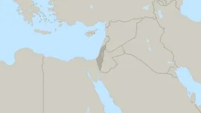 Israel/ Palestine Map
