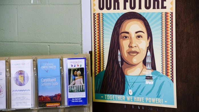 Moapa-Paiute Community Center at the Moapa River Indian Reservation in Moapa, Nevada, June 14, 2022. 