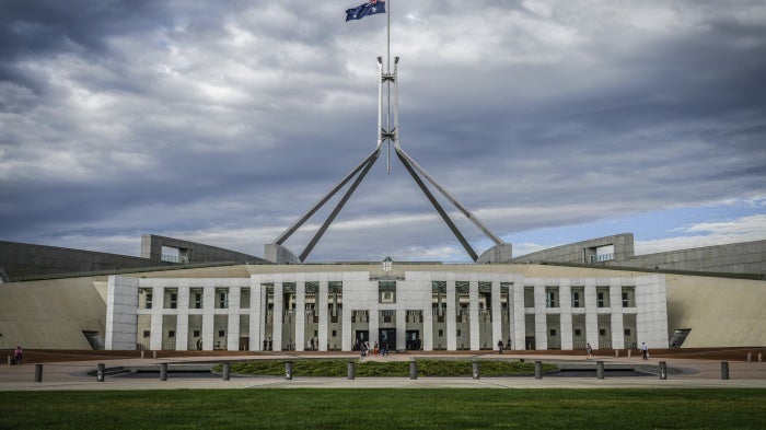 Parliament House of Australia in Canberra, March 20, 2024. 