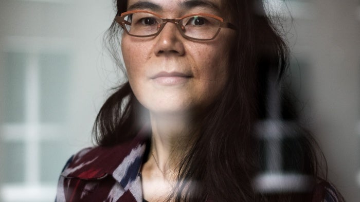 Dr. Dilnur Reyhan, a prominent French-Uyghur scholar and activist, and the president of the European Uyghur Institute, October 13, 2020.