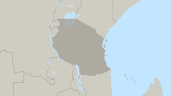 Tanzania map