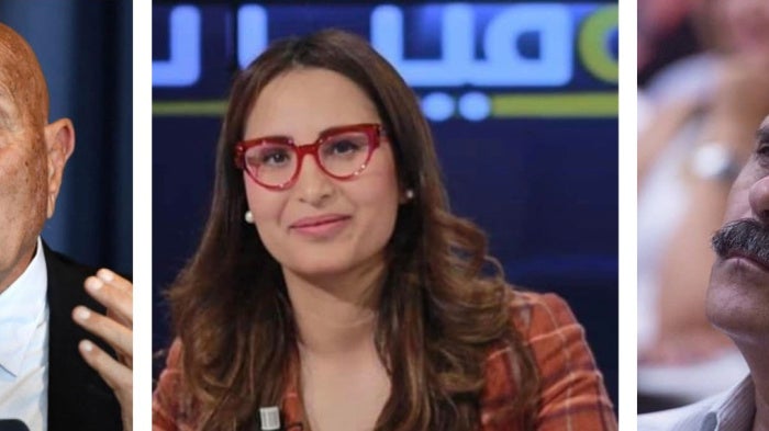 Left to right: Ahmed Nejib Chebbi © Private; Chaima Issa © Private; Ayachi Hammami © Private.