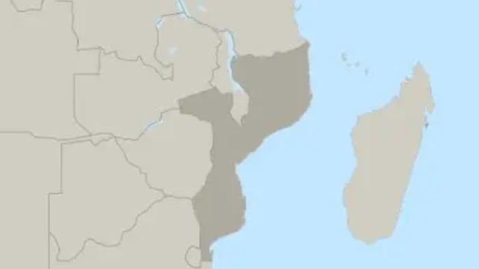 Mozambique map FR