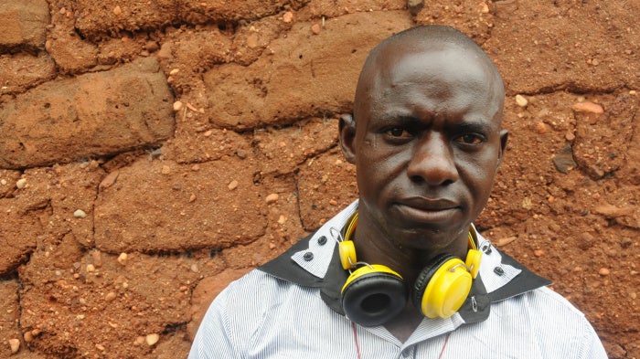 Maturin Kombo photographed in Tedoa, Central African Republic in 2014.