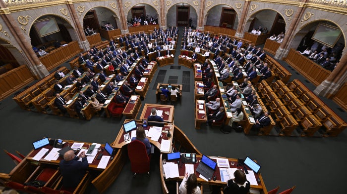 photo of the Hungarian parliament
