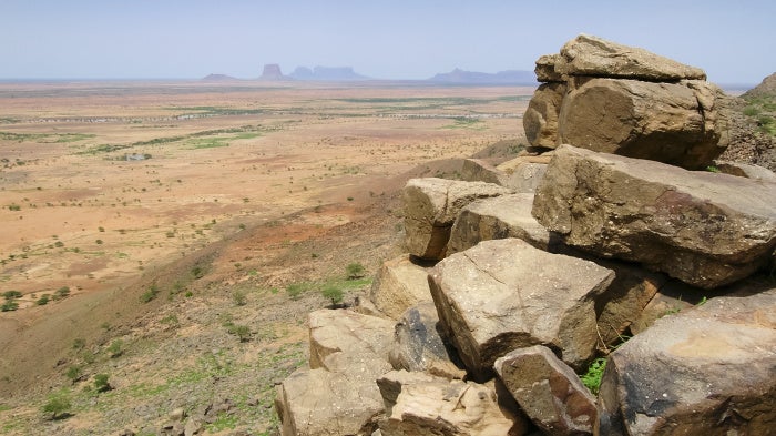 Landscape photo of Mopti region, Mali.