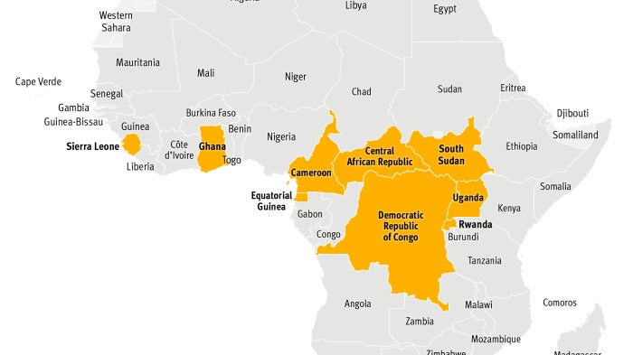 African states that have accepted third-country nationals deported by the United States May 2025-June 2026