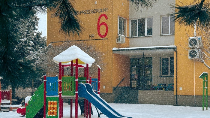 Proposed caption: A preschool in Rzeszow, Poland. 