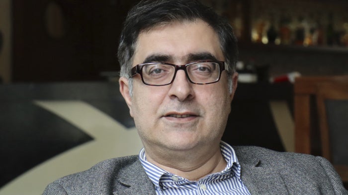 Anar Mammadli, human rights defender and election monitor, Baku, Azerbaijan, February 6, 2024. 