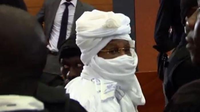 L'ex-dictateur du Tchad Hissène Habré, lors de l'ouverture de son procès à Dakar, le 20 juillet 2015.