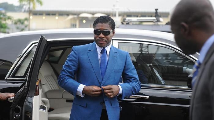 Teodorin Nguema, Equatorial Guinea's vice president and son of President Teodoro Obiang