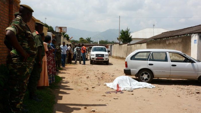 Des assaillants inconnus ont tué Lucien Rufyiri, colonel de l'armée burundaise à la retraite, le 25 mai 2016 dans le quartier de Ngagara, à Bujumbura.