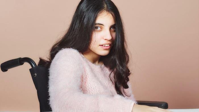 L'activiste syrienne Nujeen Mustafa, défenseure des droits des personnes handicapées.