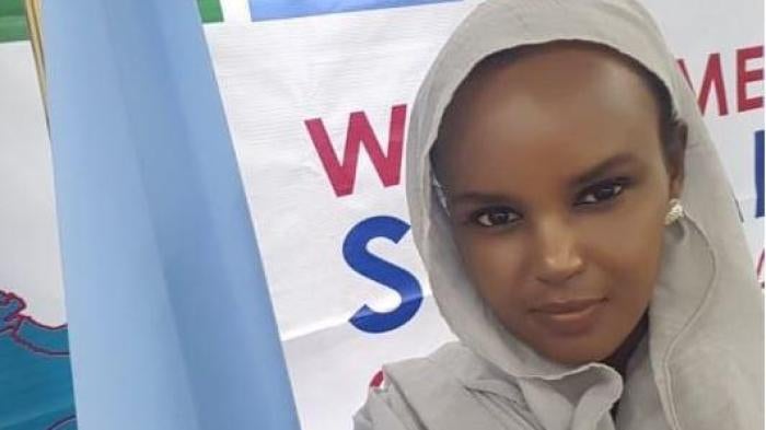L'activiste somalienne Almaas Elman.