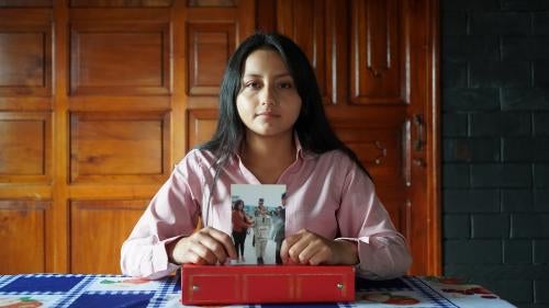 Jennifer Real, a survivor of sexual violence. Ecuador