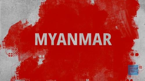 Peta Myanmar.