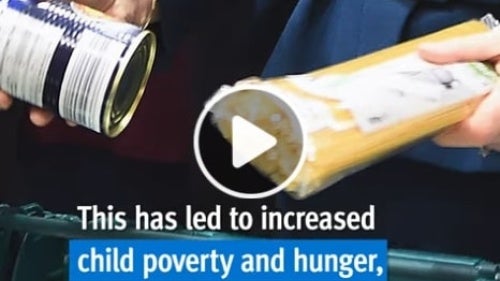 Screenshot from Child Poverty MV 