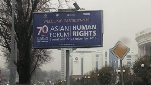 billboard for Asian Forum