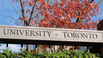 Signage at the University of Toronto.