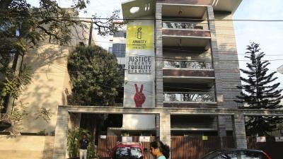 Amnesty International India headquarters in Bangalore, India.