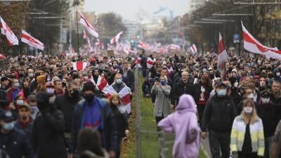 Belarus protest Oct 25