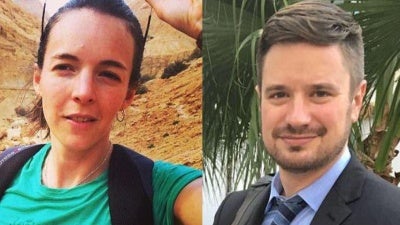 Zaida Catalán and Michael Sharp.