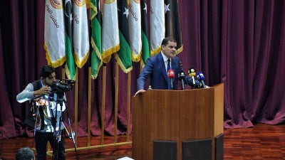 Newly appointed Libyan Prime Minister Abdulhamid Dabeiba