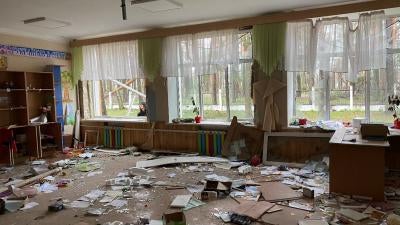 Пошкодження школи № 21 у місті Чернігів внаслідок атаки Росії 3 березня 2022 року, 19 квітня 2022 року 