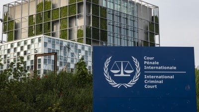 The International Criminal Court in The Hague, Netherlands, July 2025. 