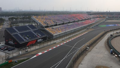 An airview of the circuit in Shanghai