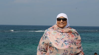 Prominent lawyer and human rights defender Hoda Abdel Moneim.