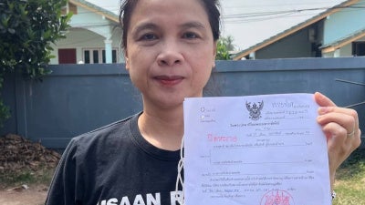 Hathairat Phaholtap, editor-in-chief of the Isaan Record.