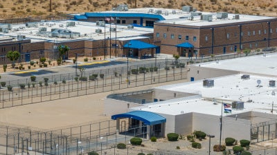 Aerial photo of an ICE facility