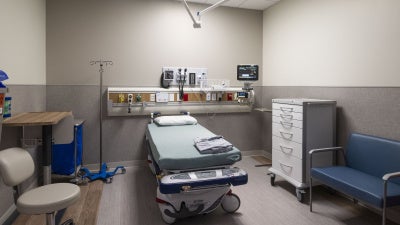 A room in the emergency department at UCI Health hospital in Irvine, California, US, November 6, 2025.