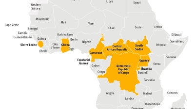 African states that have accepted third-country nationals deported by the United States May 2025-June 2026