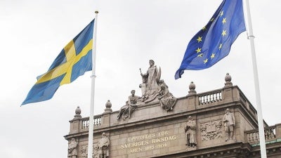 201901europe_sweden_riksdag_flag