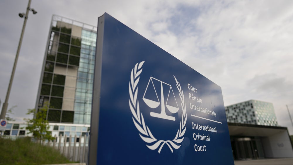 International Criminal Court in The Hague, Netherlands, April 30, 2024.