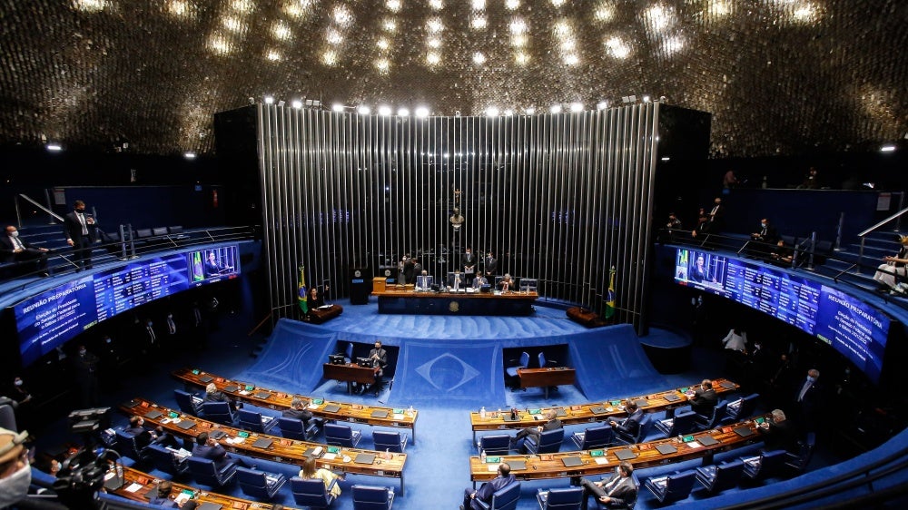 The Brazilian Senate in Brasilia, February 1, 2021.