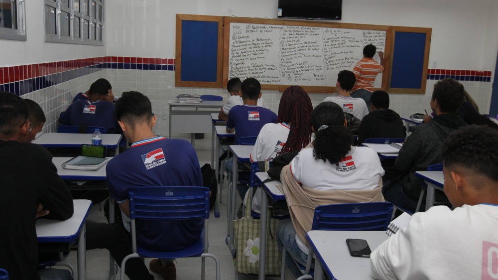Students in a classroom in a state public school in Lauro de Freitas, Bahia, May 17, 2023. 