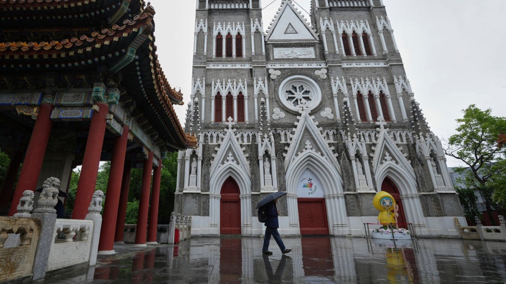 The Xishiku Catholic Church, in Beijing, China, May 9, 2025.