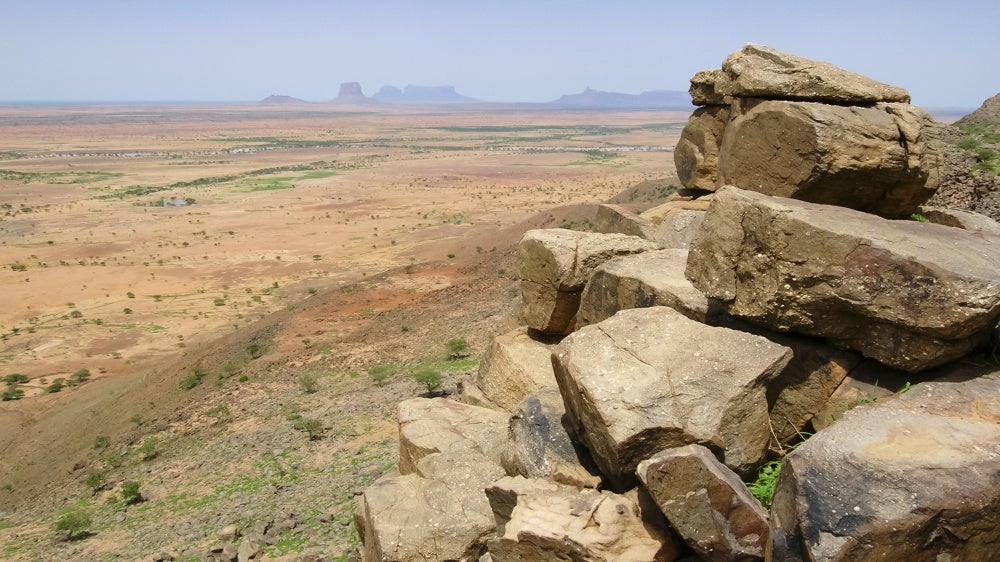 Landscape photo of Mopti region, Mali.