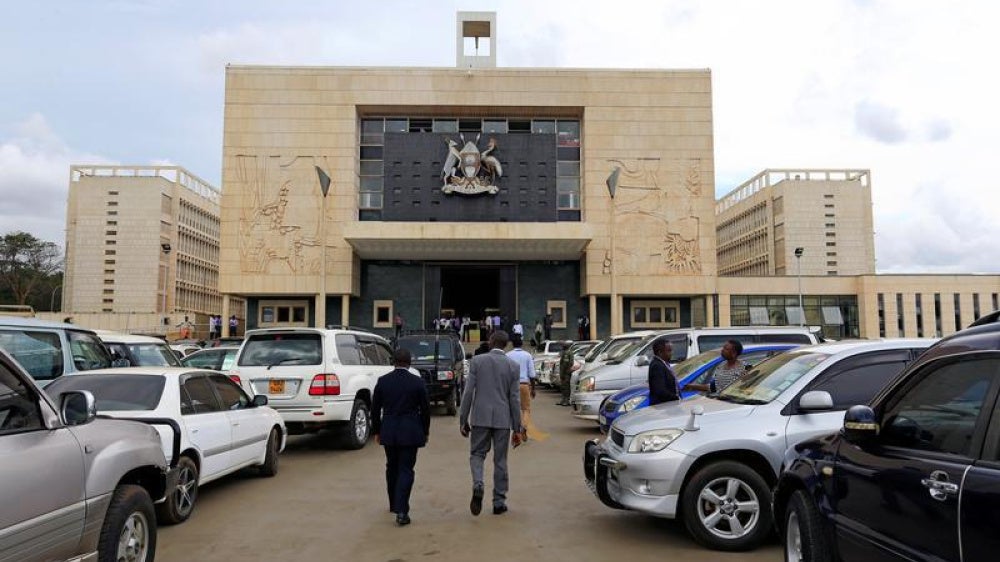 Ugandan lawmakers arrive at the parliament, in Kampala, Uganda September 21, 2017.