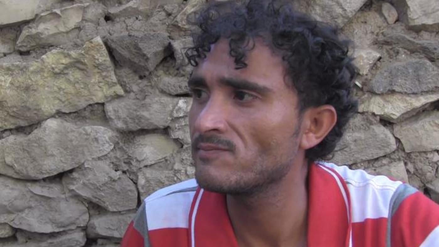 Walid al-Ibbi survived the May 5, 2015 coalition bombing of his home that killed 27 members of his family. 