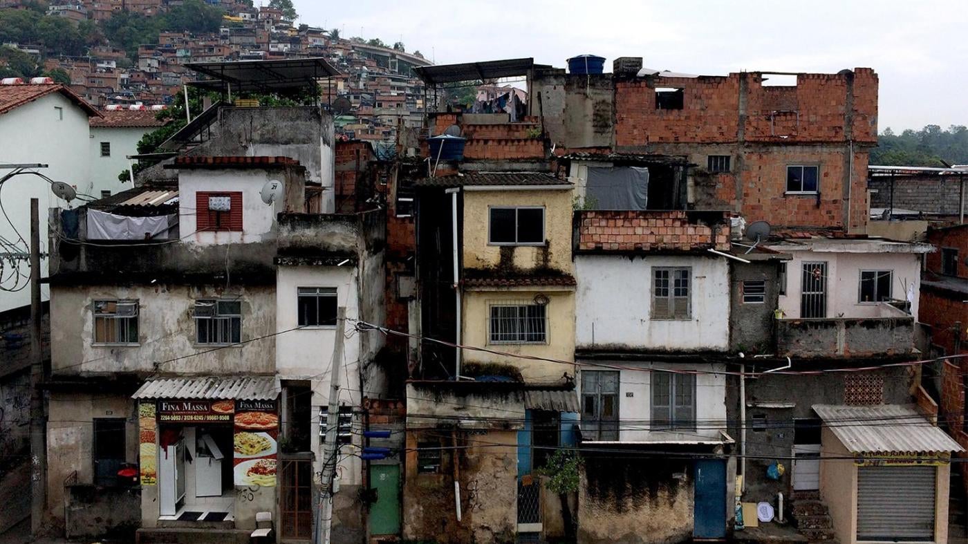The Mangueira favela on January 14, 2016. 
