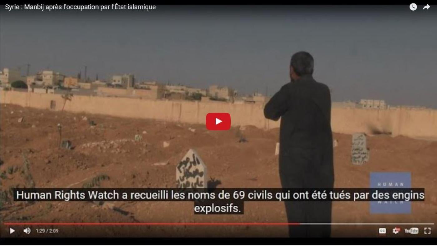 Vidéo sur Manbij (Syrie) https://youtu.be/e5o1gQzxIc8
