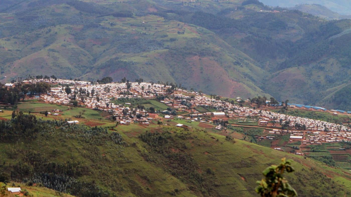 A general view of Kiziba refugee camp in Karongi District, Rwanda February 23, 2018. 